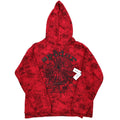 Sp5der Red Black Crystal Web Hoodie