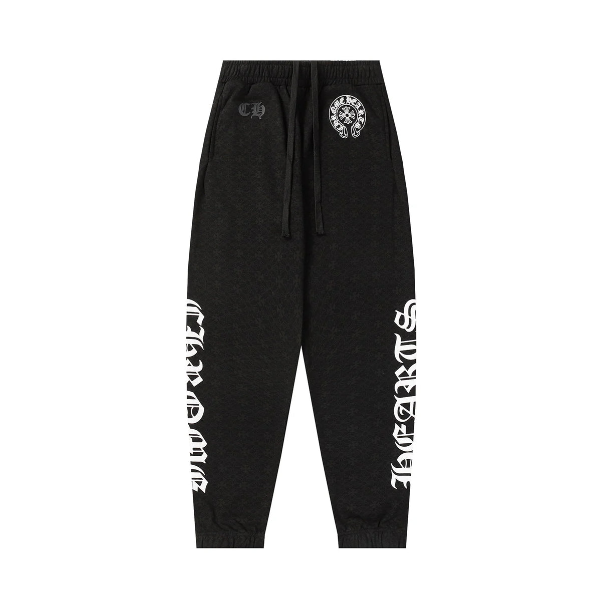 Chrome Hearts Black Script Cross Sweatpants