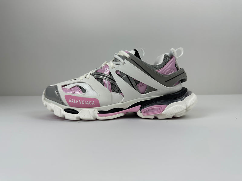 Balenciaga Track Sneaker Gray and Pink