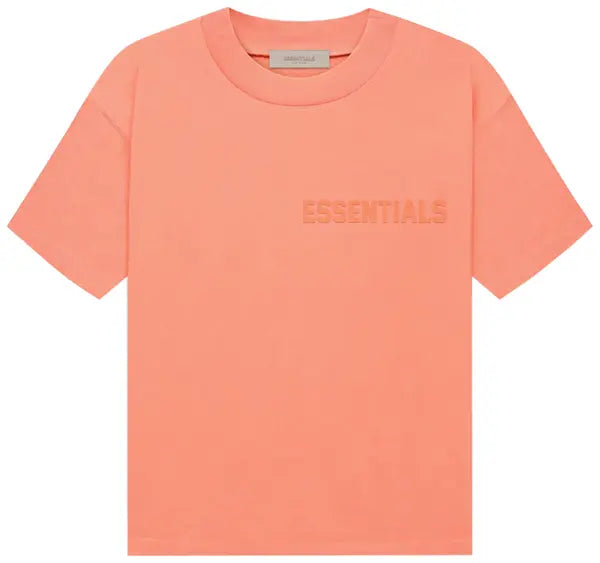 Fear of God Essentials Logo T-Shirt - Coral