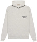 Fear of God Essentials Logo Hoodie - Light Heather Oatmeal
