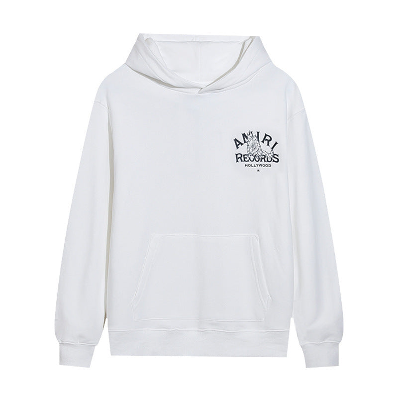 Amiri White Graphic Pullover Hoodie