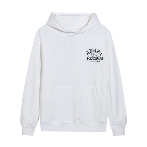 Amiri White Graphic Pullover Hoodie