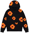 Denim Tears Cotton Wreath Hoodie - Black and Orange