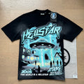 Hellstar Attacks T-Shirt - Black and Green
