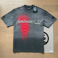 Hellstar Red Smoked Logo T-Shirt - Black