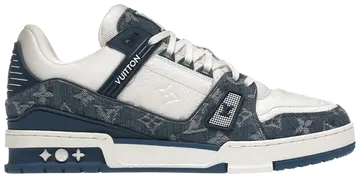 Louis Vuitton LV Trainer Blue Gray Monogram