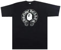 BAPE x Chrome Hearts Circle Logo T-Shirt - Black