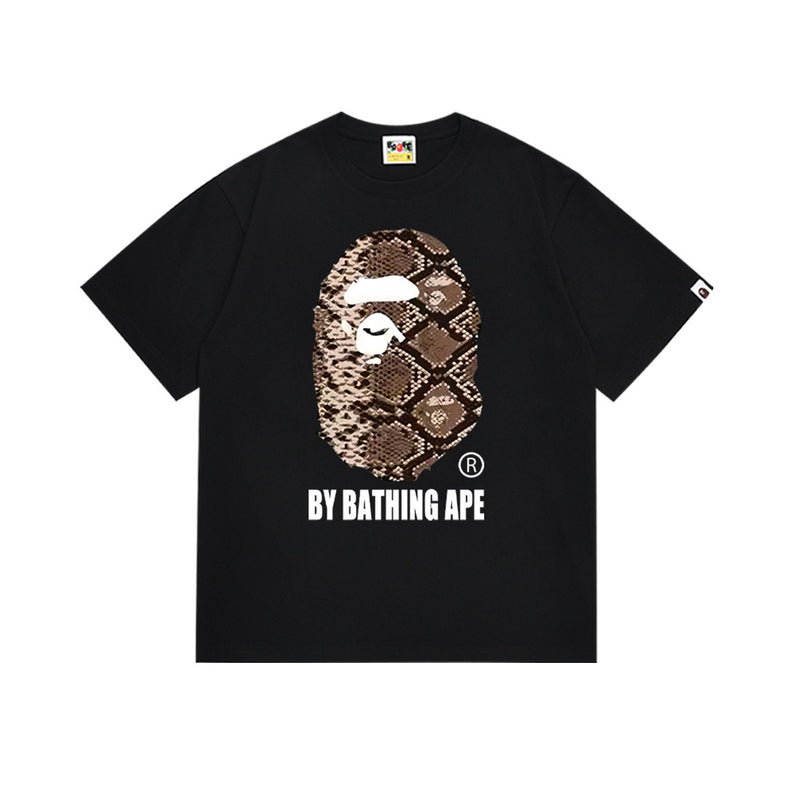 BAPE Brown Python By Bathing Ape T-Shirt - Black