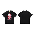 BAPE Pink Camo Ape Head T-Shirt - Black