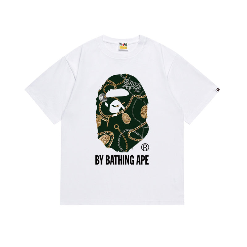 BAPE Green Camo By Bathing Ape T-Shirt - White