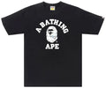 BAPE White Camo College T-Shirt - Black