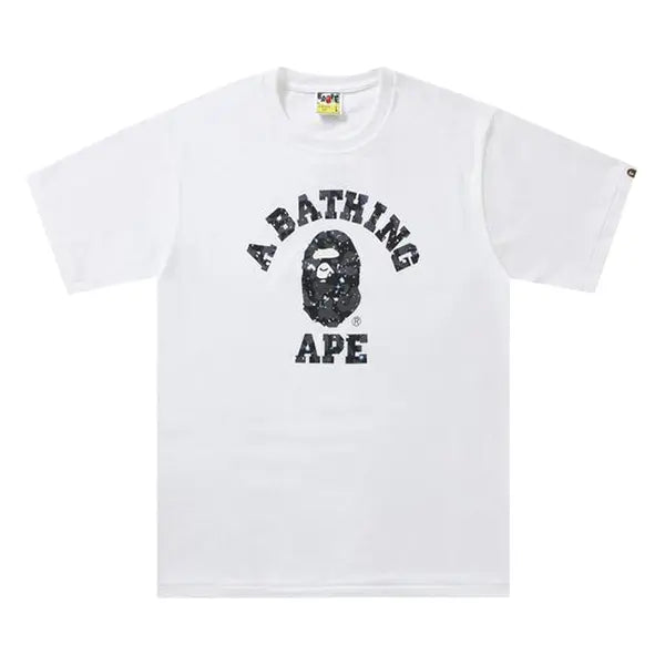 BAPE Black Camo College T-Shirt - White