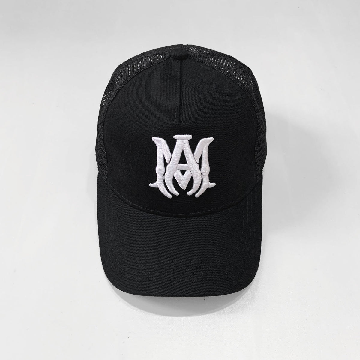 Amiri Black Logo Trucker Hat