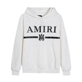 Amiri White Logo Pullover Hoodie