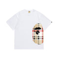 BAPE Check Ape Head T-Shirt - White