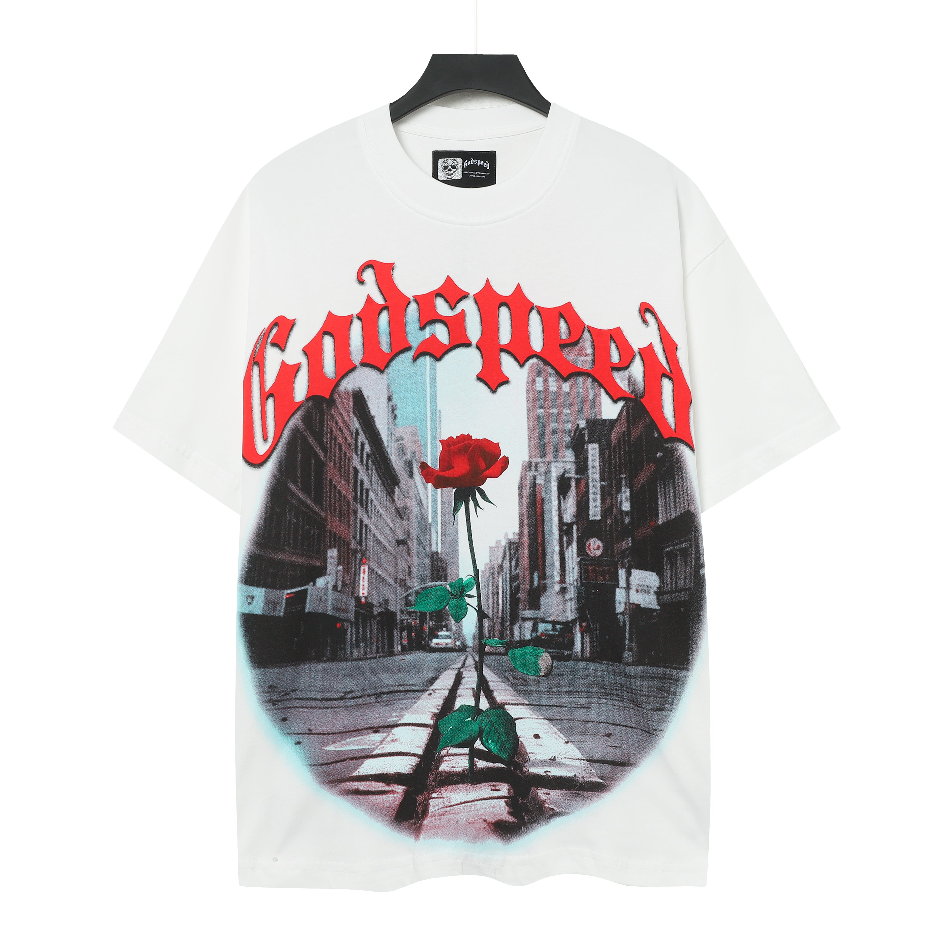 Godspeed Rose City Graphic Tee - White