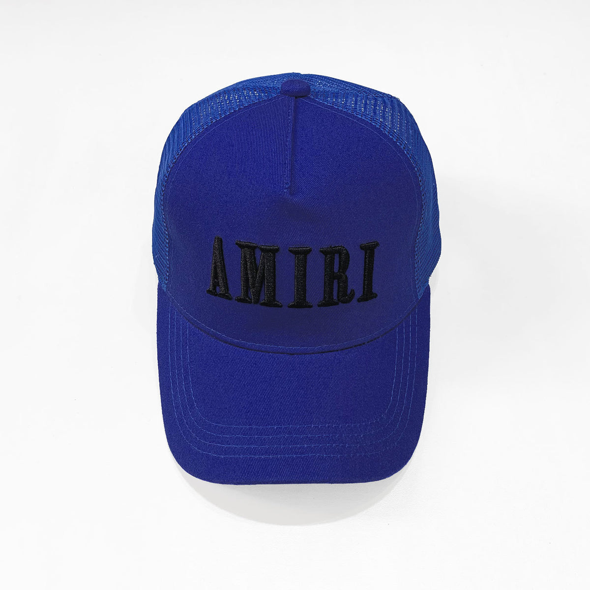 Amiri Royal Blue Logo Trucker Hat