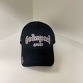 Godspeed Black Silver Script Trucker Hat
