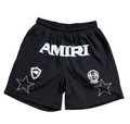 Amiri Black Athletic Logo Shorts