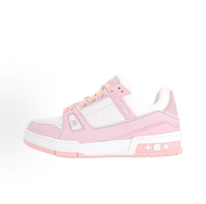 Louis Vuitton LV Trainer Pink and White