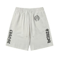 Chrome Hearts White Script Logo Shorts