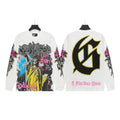 Godspeed Four Figures Graphic Long-Sleeve T-Shirt - White