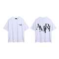 Amiri White Front and Back Logo T-Shirt