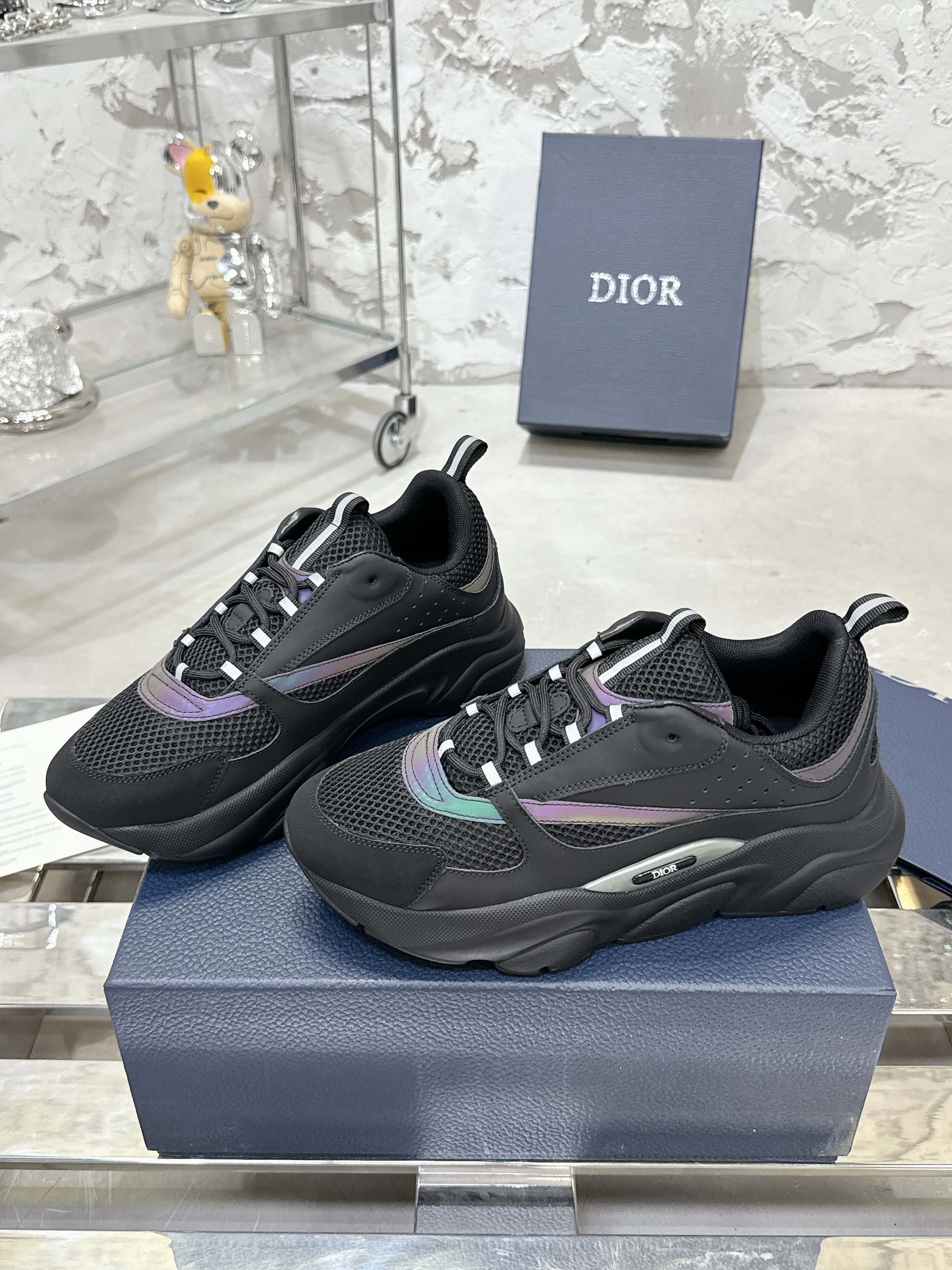 Dior B30 Sneaker Black, Gray and Purple