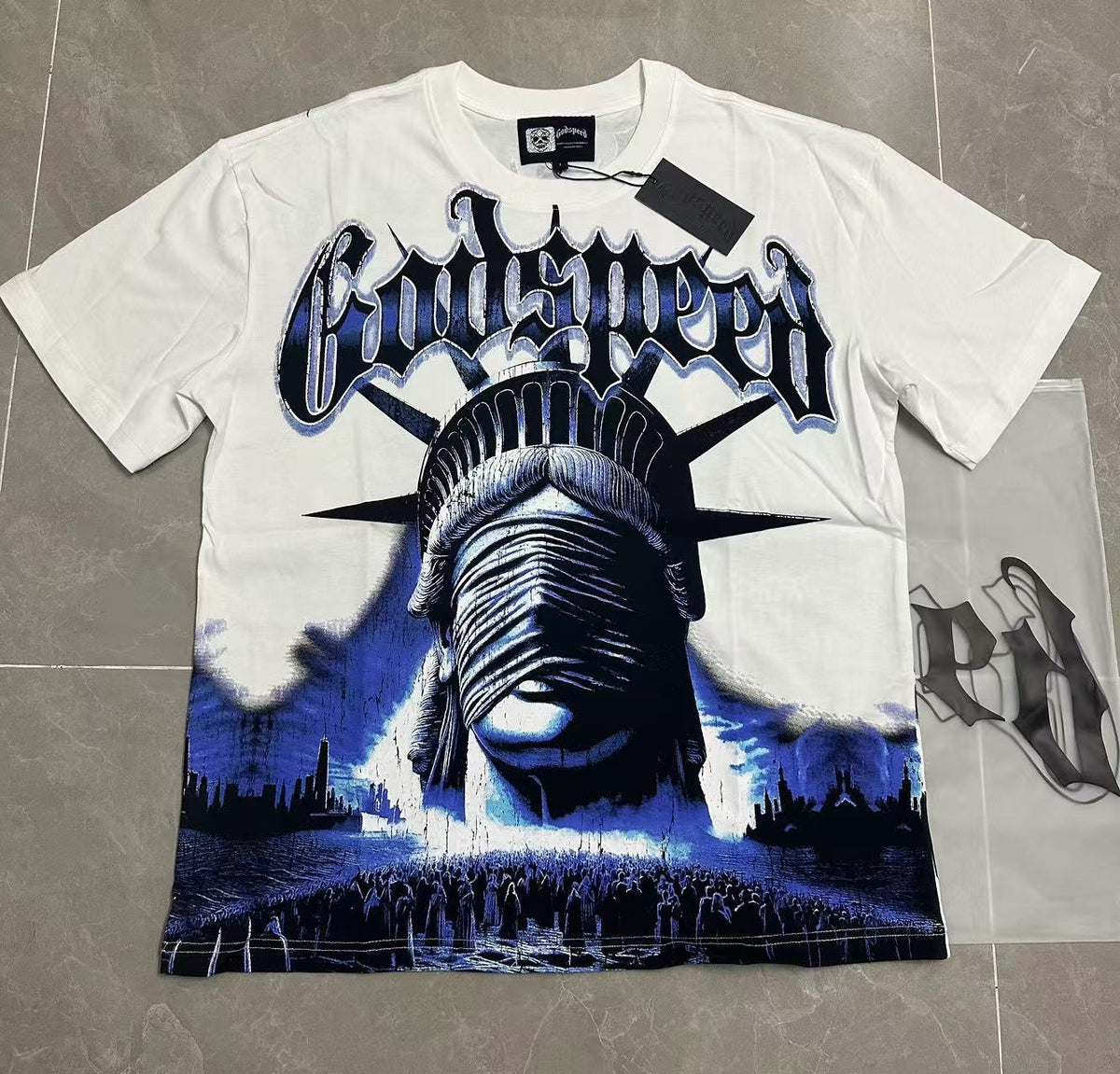 Godspeed Knight Graphic Tee - White