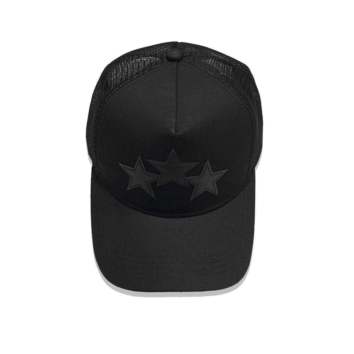 Amiri Black Star Logo Trucker Hat