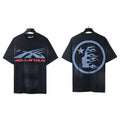 Hellstar Black Red Sport Flame T-Shirt
