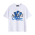 Amiri White Snake Logo T-Shirt
