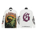 Godspeed Alien Portrait Graphic Long-Sleeve T-Shirt - White