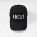 Amiri Black Classic Logo Trucker Hat