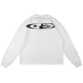 Hellstar White Black Sport Logo Long Sleeve Shirt
