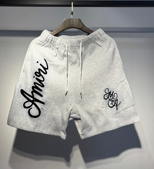 Amiri Grey Signature Shorts