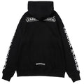 Chrome Hearts Black Script Zip Hoodie