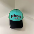 Godspeed Mint Green Black Script Trucker Hat