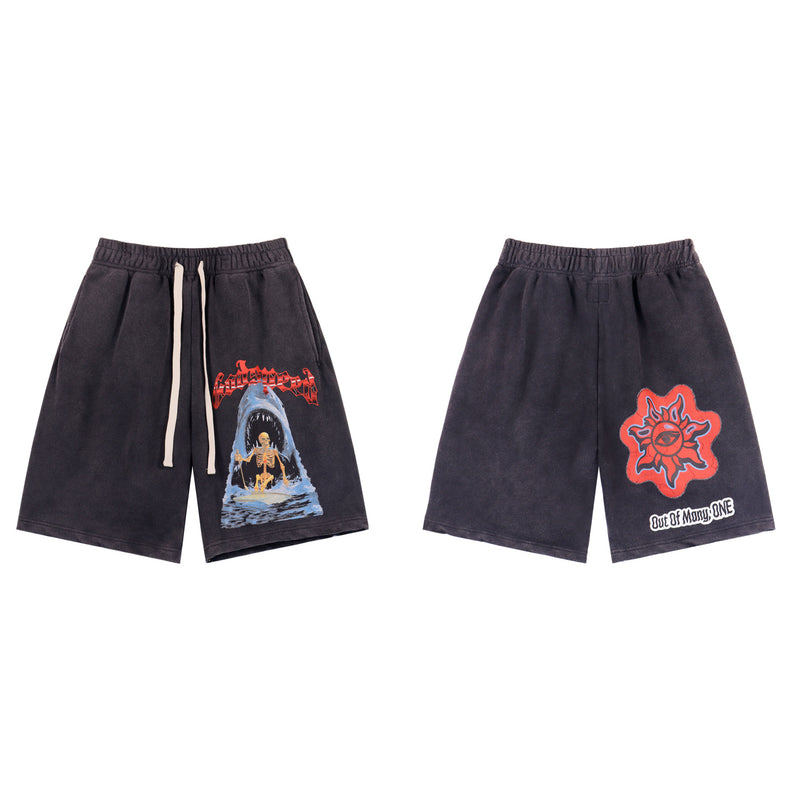 Godspeed Out of Many Graphic Shorts - Black