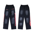 Hellstar Black Red Logo Sweatpants