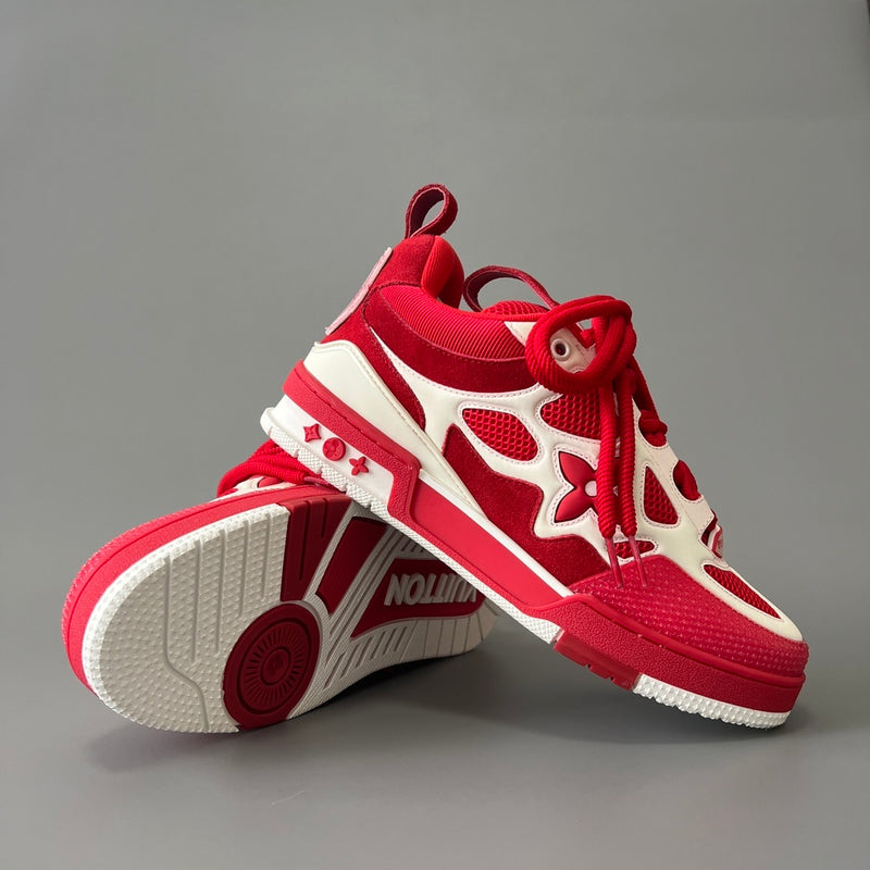 Bottega Veneta Orbit Sneaker Red and White