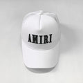 Amiri White Logo Trucker Hat
