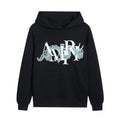 Amiri Black Snake Logo Hoodie