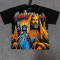 Godspeed Prophet Graphic T-Shirt - Black and Orange