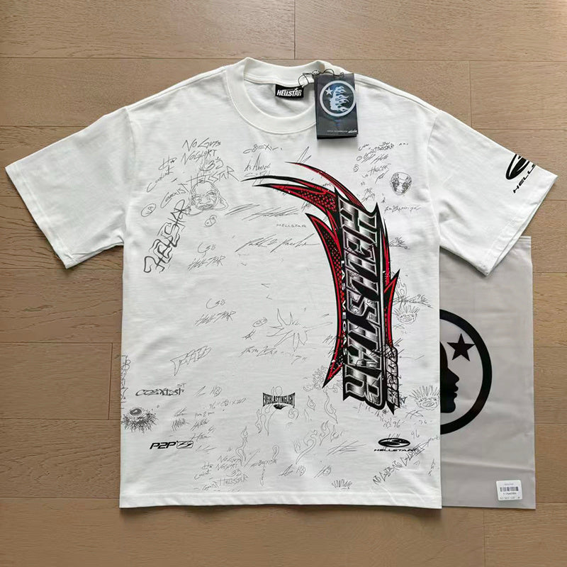 Hellstar NASCAR T-Shirt - White