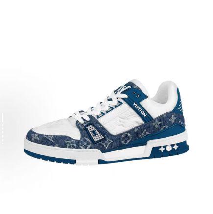 Louis Vuitton LV Trainer Blue Monogram