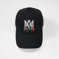 Amiri Black Multicolor Monogram Trucker Hat