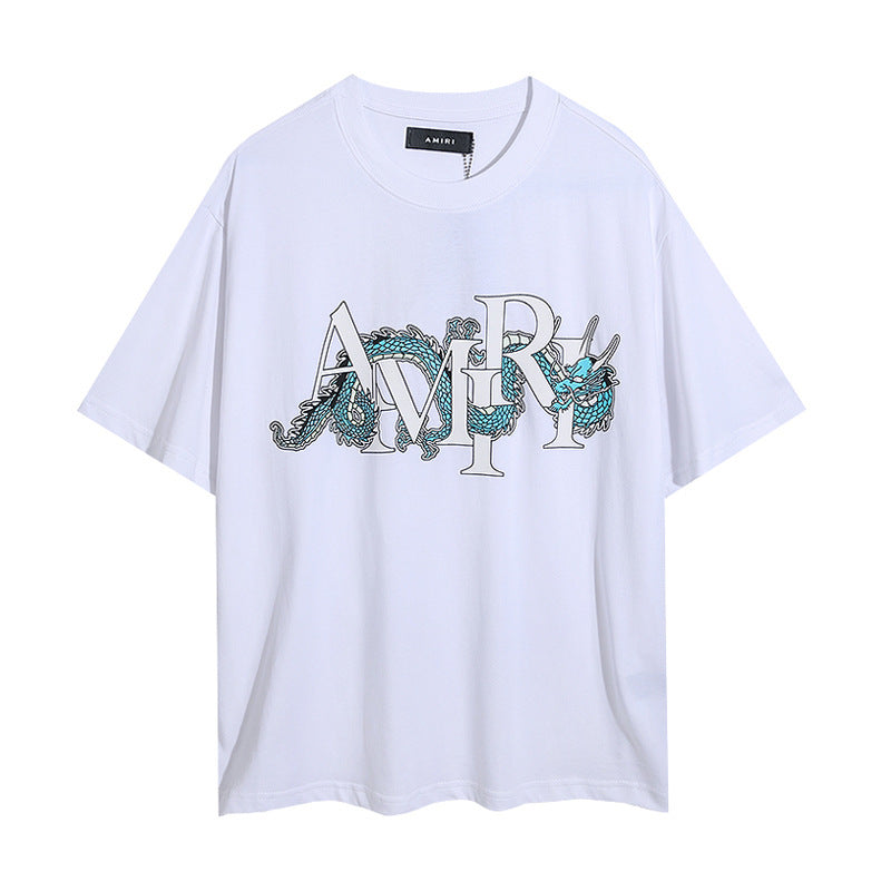 Amiri White Snake Graphic T-Shirt