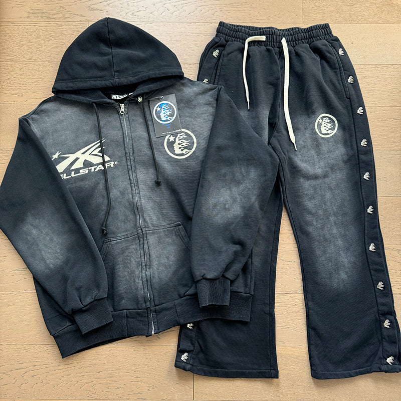 Hellstar Tracksuit Set Black